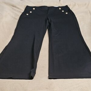 Chico's Black Flare Ponte Pants